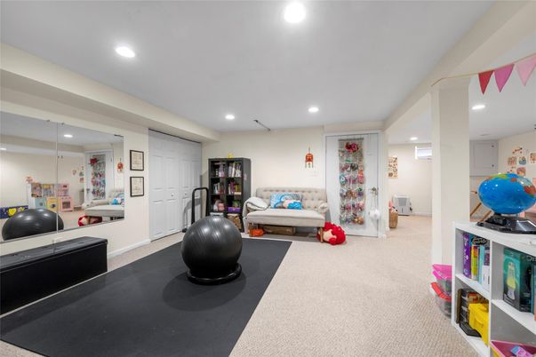 Fitness Equipment, Interior, Recessed Lighting