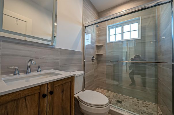 Bathroom, Glass Shower, Interior