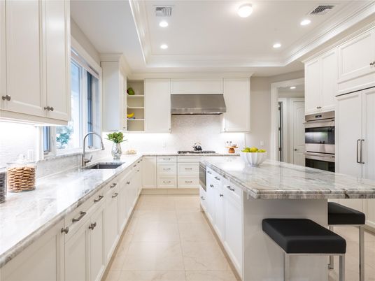 Interior, Kitchen, Recessed Lighting, Stainless Steel Appliances