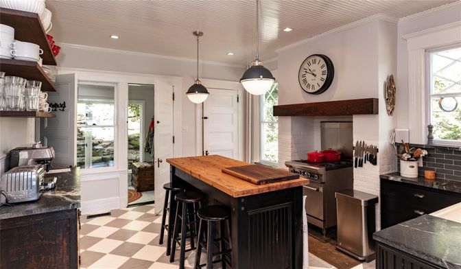 Interior, Kitchen, Pendant Lights, Recessed Lighting