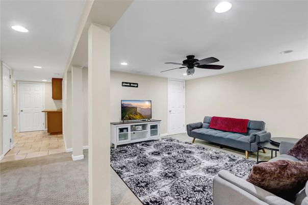 Interior, Living room, Recessed Lighting