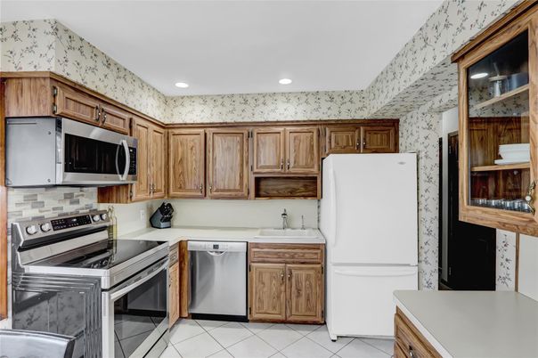 Interior, Kitchen, Recessed Lighting, Stainless Steel Appliances