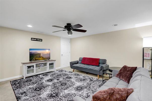 Interior, Living room, Recessed Lighting