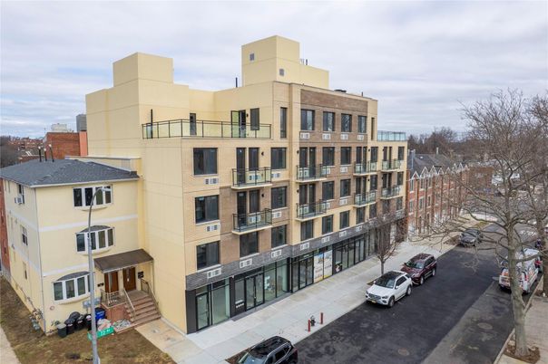 Exterior, Facade, Condo Building