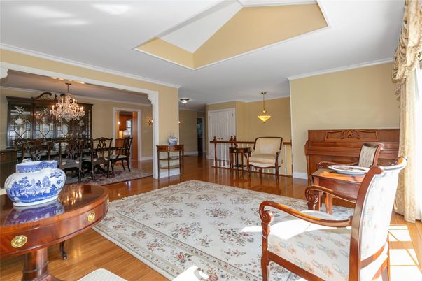 Chandelier, Dining room, Interior, Pendant Lights, Wood Texture Flooring