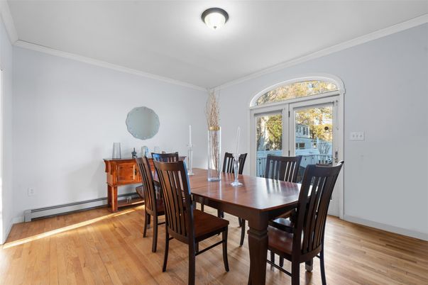 Dining room, Interior, Wood Texture Flooring