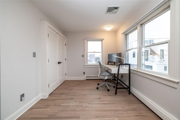 Home Office, Interior, Wood Texture Flooring