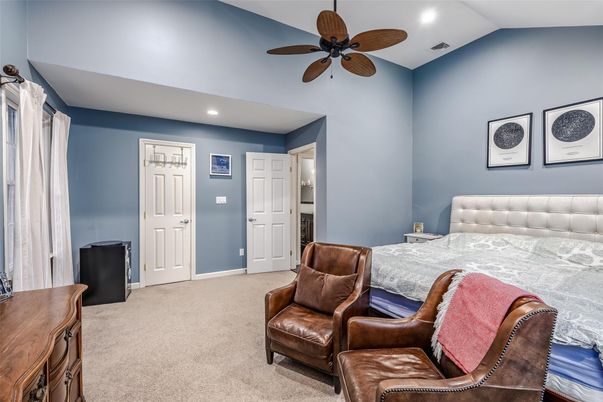 Bedroom, Interior, Recessed Lighting