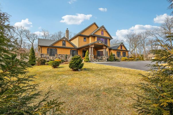 Attached, Backyard, Exterior, Facade, Tudor Revival