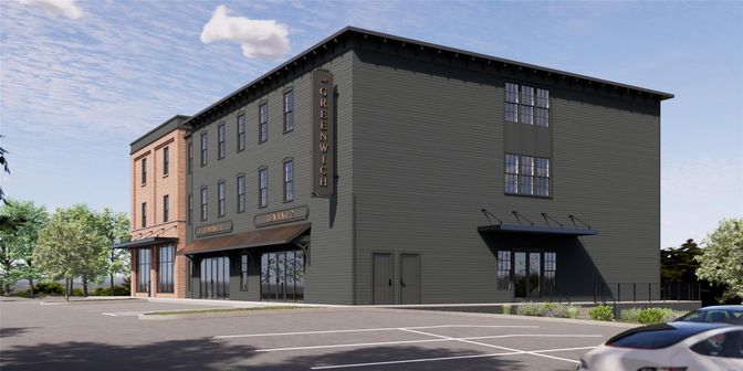 Exterior, Facade, Modern