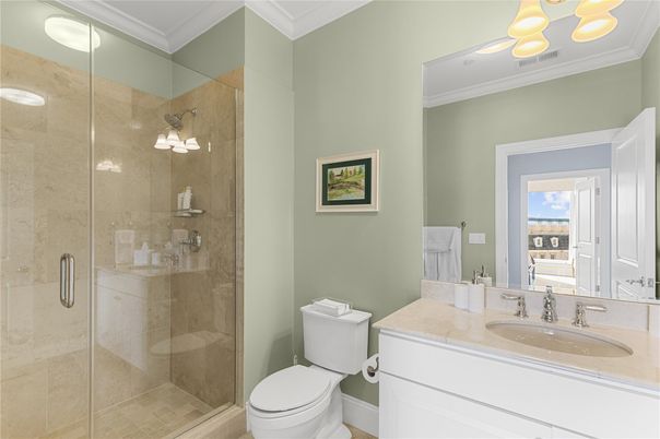 Bathroom, Glass Shower, Interior