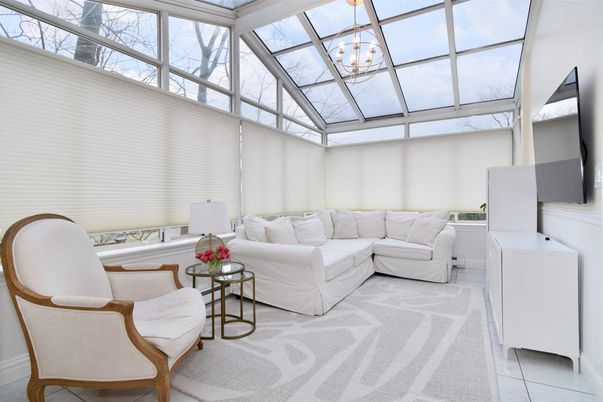 Glass Ceilings, Interior, Living room, Pendant Lights, Sun Room