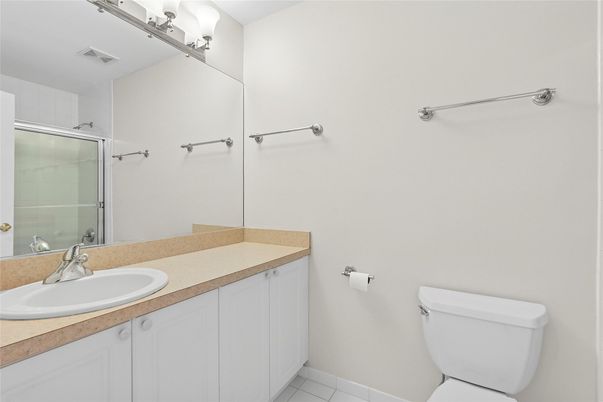 Bathroom, Dual Sink Vanities, Glass Shower, Interior