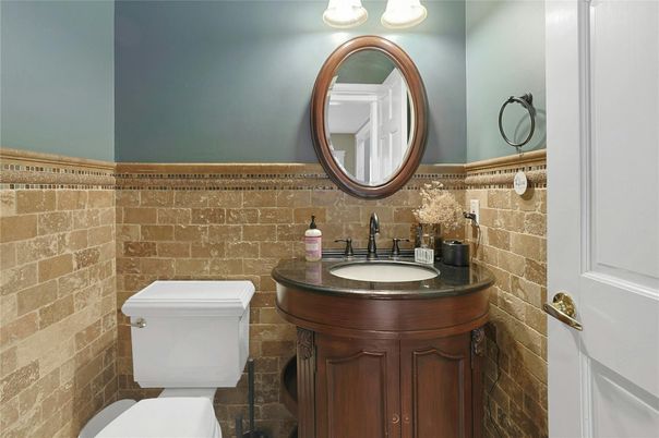 Bathroom, Interior, Stone Walls