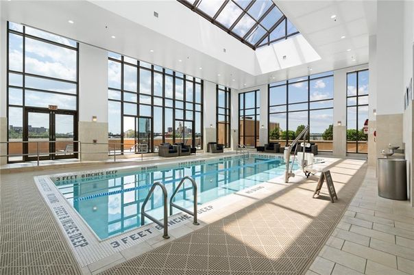 Glass Ceilings, Interior, Pool, Recessed Lighting