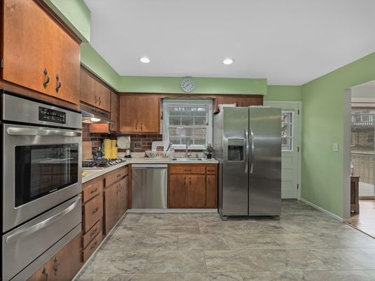 Interior, Kitchen, Recessed Lighting, Stainless Steel Appliances