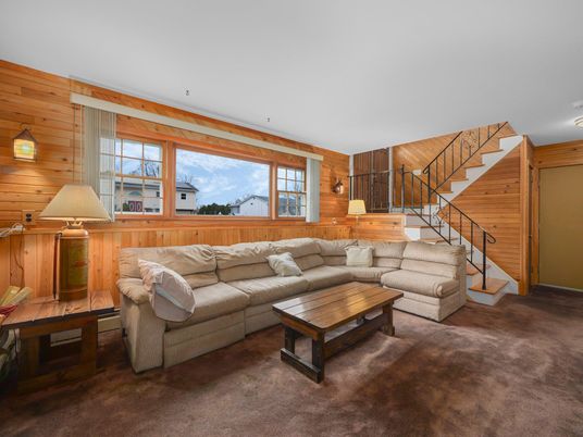 Interior, Living room, Wooden Walls