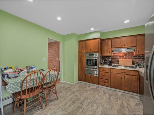 Interior, Kitchen, Recessed Lighting, Stainless Steel Appliances