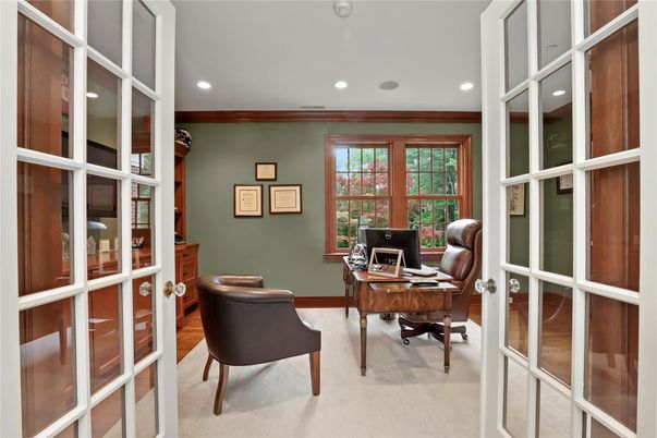 Home Office, Interior, Recessed Lighting