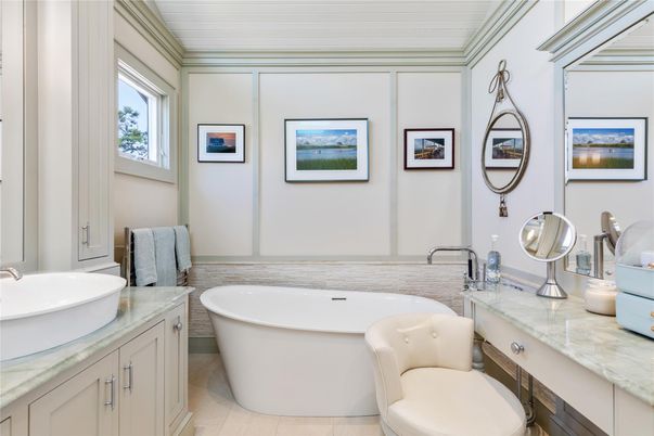 Bathroom, Dual Sink Vanities, Free Standing Baths, Interior