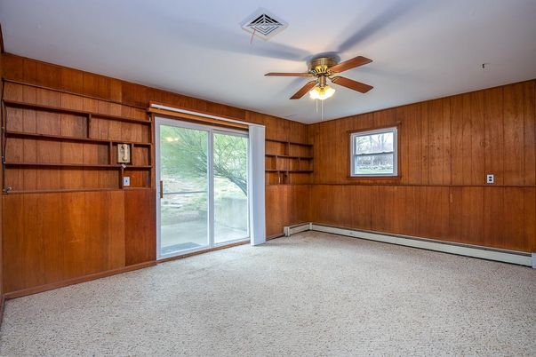 Empty room, Interior, Wooden Walls