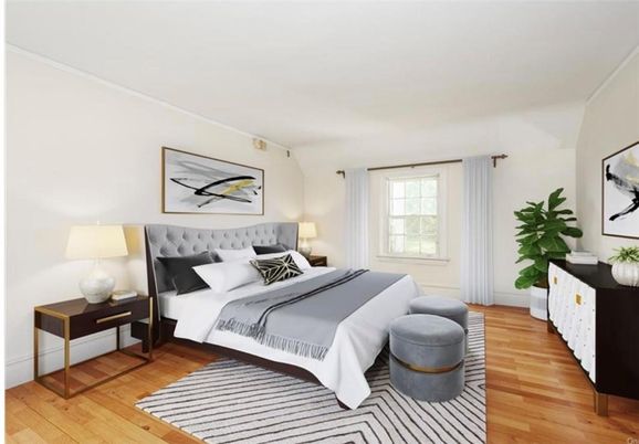 Bedroom, Interior, Wood Texture Flooring