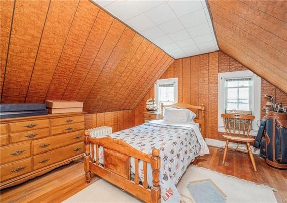 Bedroom, Interior, Wooden Ceilings, Wood Texture Flooring, Wooden Walls