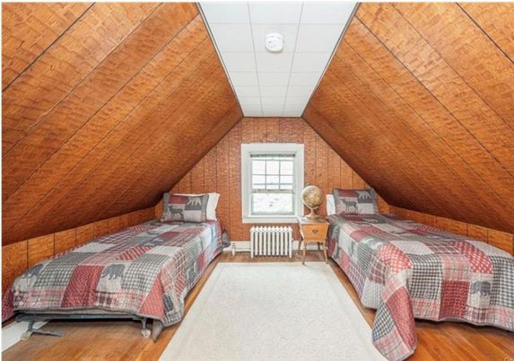 Bedroom, Interior, Wooden Ceilings, Wood Texture Flooring