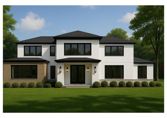 Exterior, Facade, Modern
