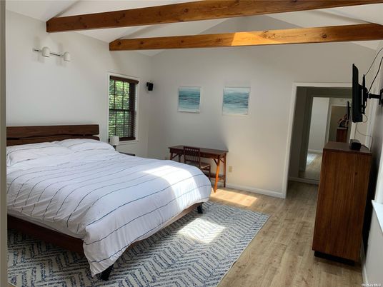 Bedroom, Interior, Wooden Beams, Wood Texture Flooring