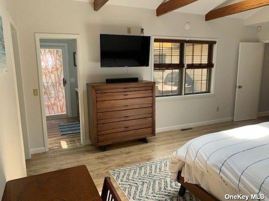 Bedroom, Interior, Wooden Beams, Wood Texture Flooring