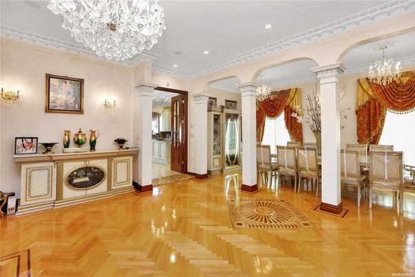 Chandelier, Interior, Recessed Lighting, Wood Texture Flooring