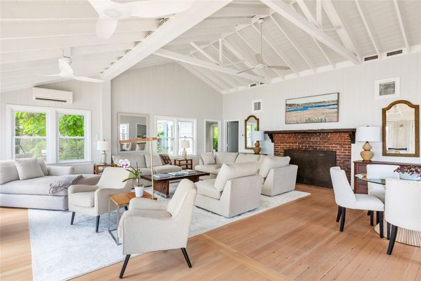 Dining room, Fireplace, Interior, Living room, Wood Texture Flooring