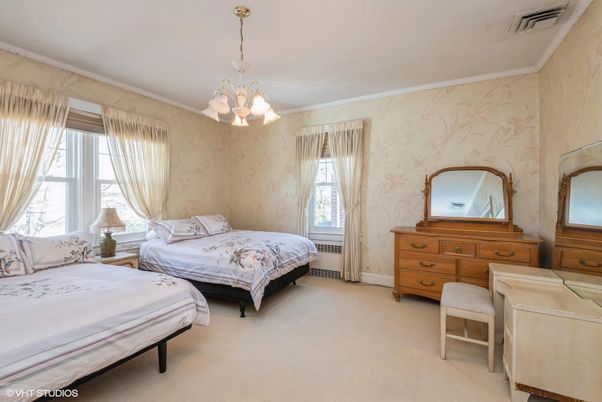 Bedroom, Chandelier, Interior
