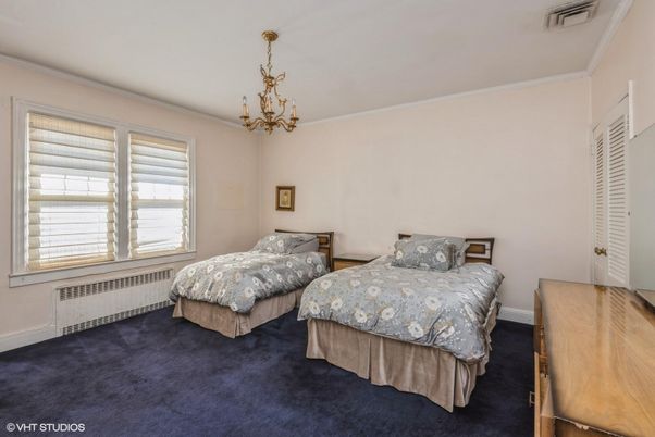 Bedroom, Chandelier, Interior
