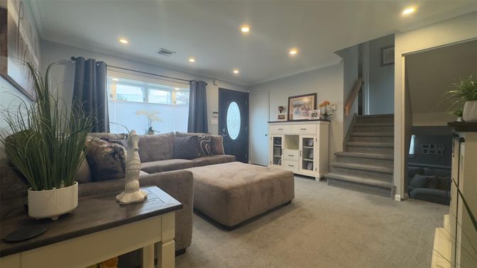 Interior, Living room, Recessed Lighting