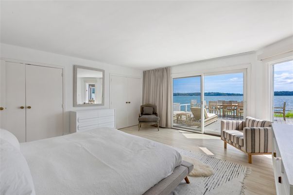 Bedroom, Interior, Water, Wood Texture Flooring