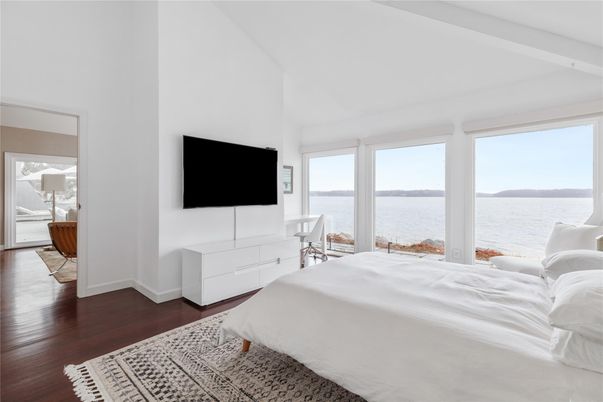 Bedroom, Interior, Water, Wood Texture Flooring