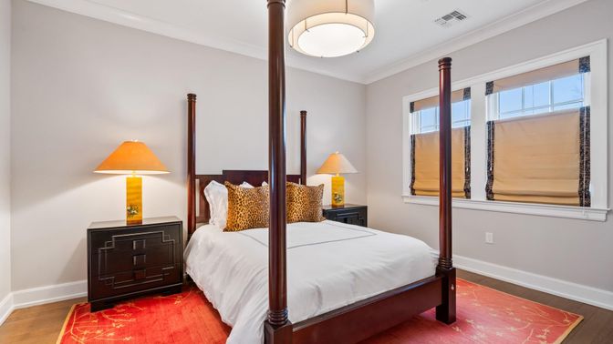 Bedroom, Interior, Wood Texture Flooring