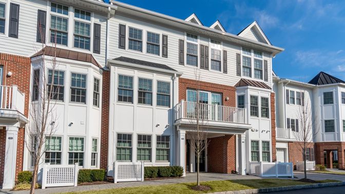 Exterior, Facade, Brick Facade, Rowhouse