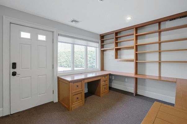 Home Office, Interior, Recessed Lighting