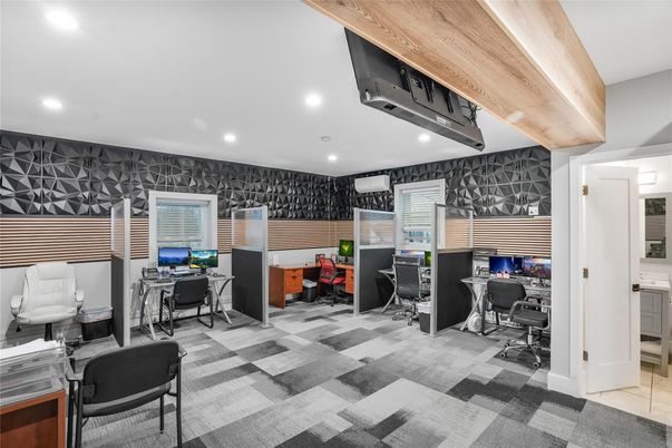 Home Office, Interior, Recessed Lighting