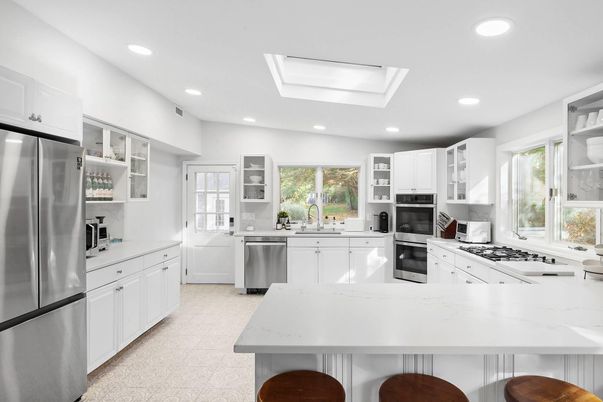 Interior, Kitchen, Recessed Lighting, Stainless Steel Appliances