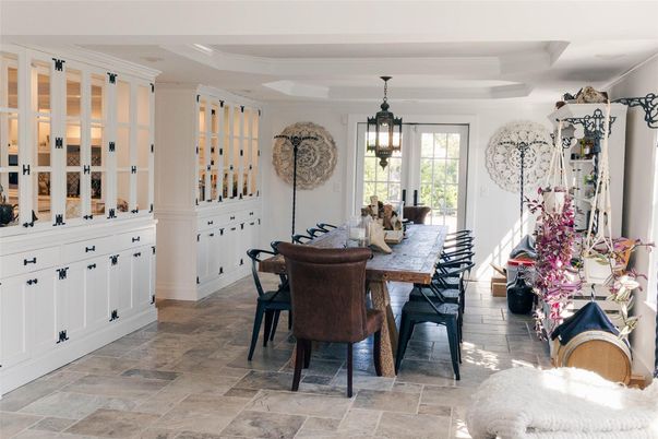 Dining room, Interior, Pendant Lights