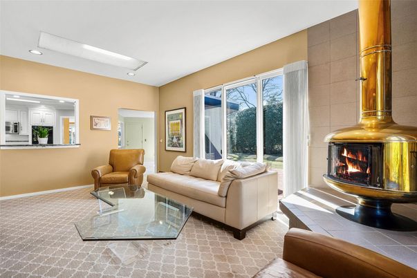 Fireplace, Interior, Living room, Recessed Lighting