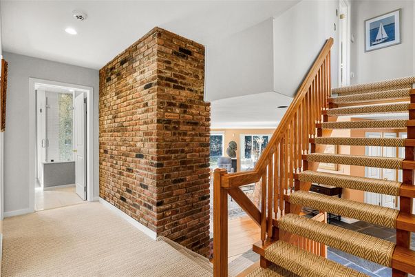 Interior, Recessed Lighting, Stone Walls