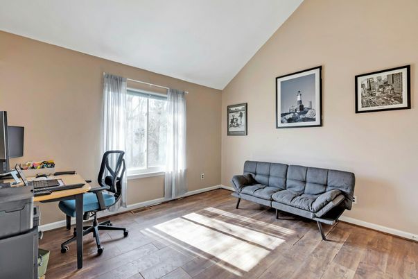 Home Office, Interior, Wood Texture Flooring