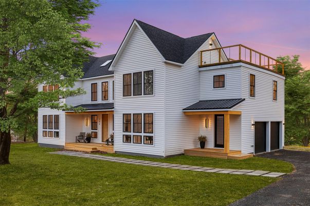 Attached, Backyard, Exterior, Facade, Farmhouse