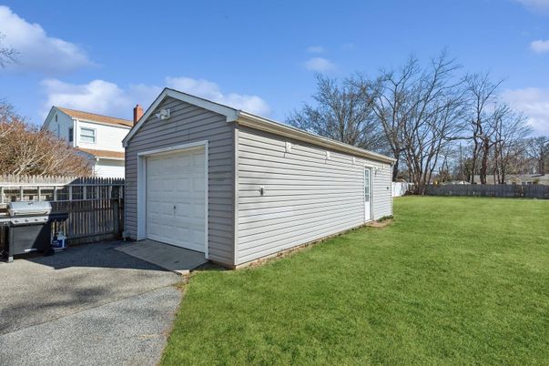 Backyard, Detached Garage, Exterior