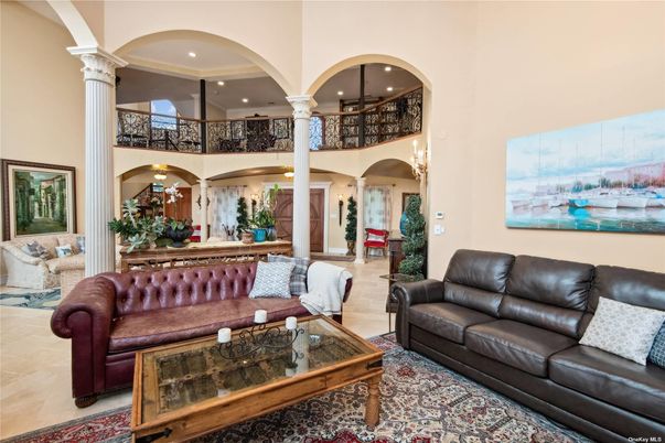 Interior, Living room, Recessed Lighting